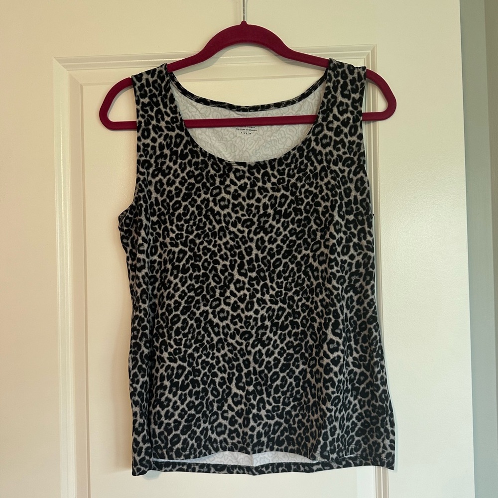 Charter Club Leopard Shell Tank